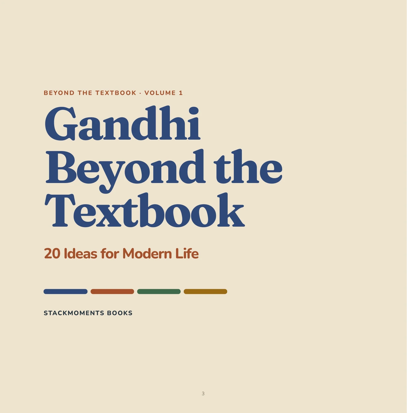 Preview of Gandhi Beyond the Textbook. Page 3 of Gandhi Beyond the Textbook.