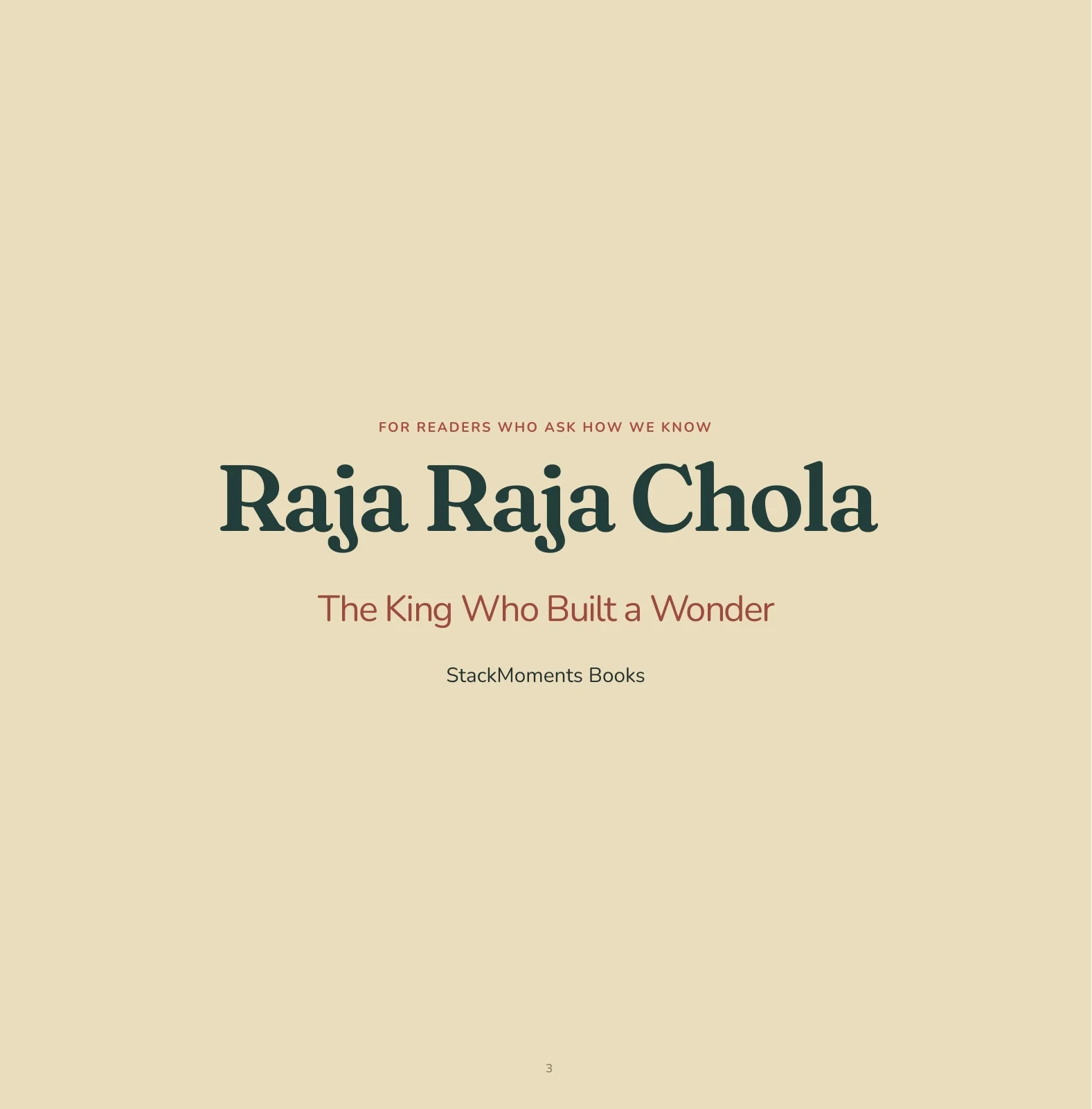 Preview of Raja Raja Chola, page 3